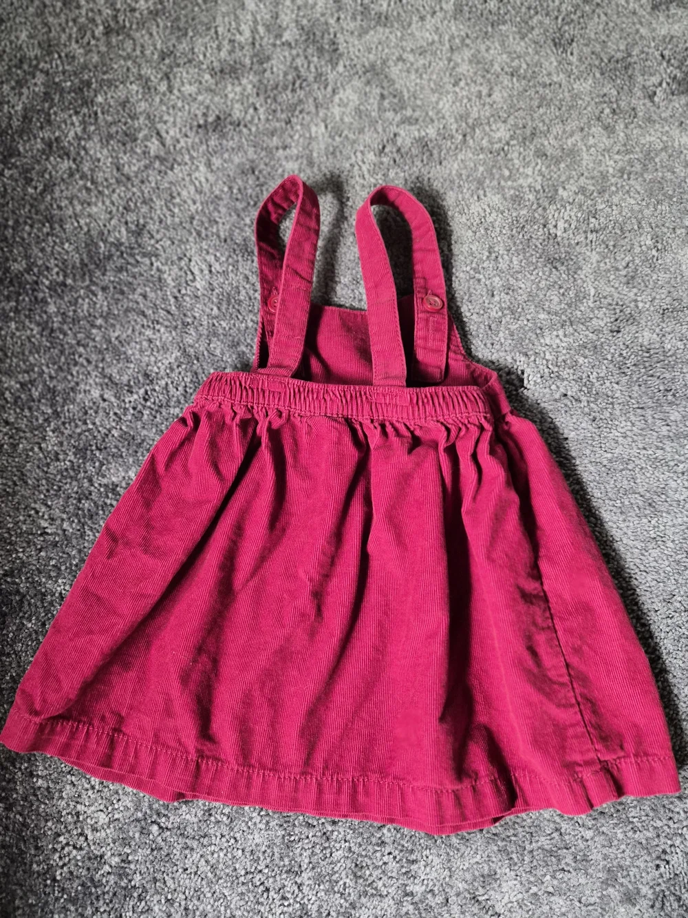 Carter's Burgundy Corduroy Pinafore Dress